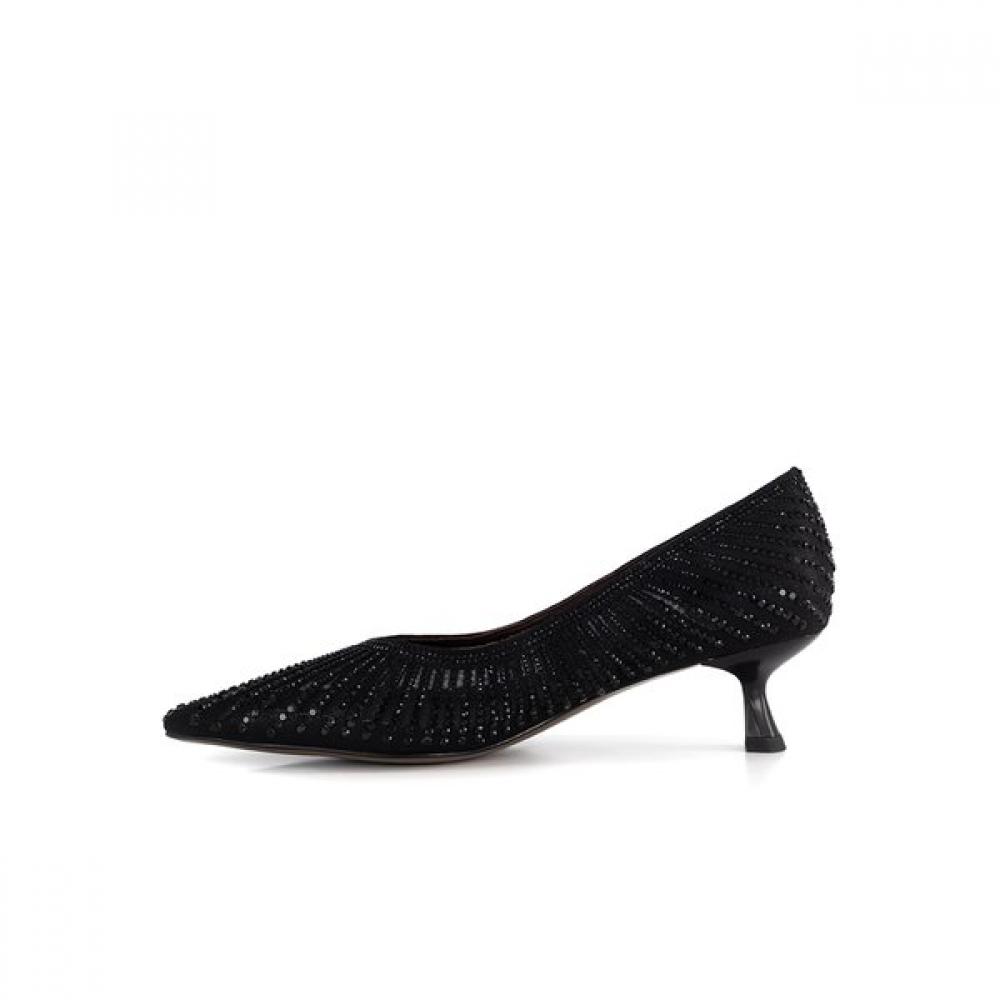 Vainer Women Mesh Dress Shoes Black Samm033ak