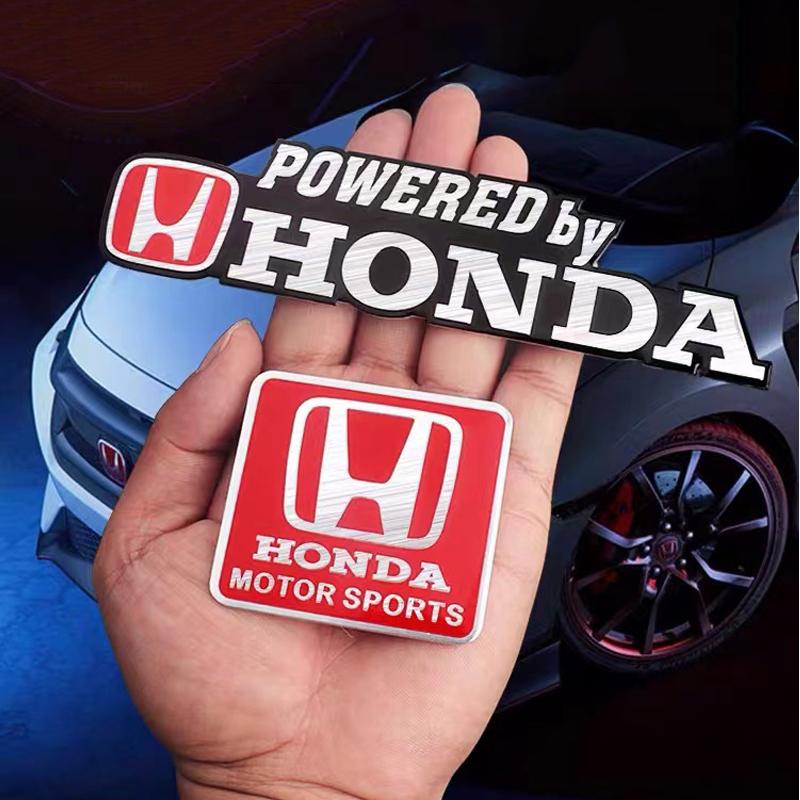 3D Metal Car Styling Side Body Badge Emblem Decal Car Logo Sticker for Mugen Power Honda Civic Accord CRV Hrv Jazz Accessories OC3