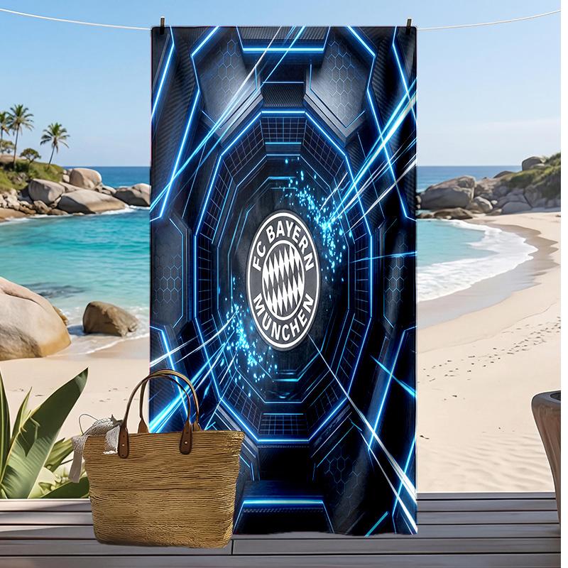Bayern Munich Printed Beach Towel Quick Dry Soft TowelPortable Large Rectangular Beach Blanket for Travel Swimming Pool