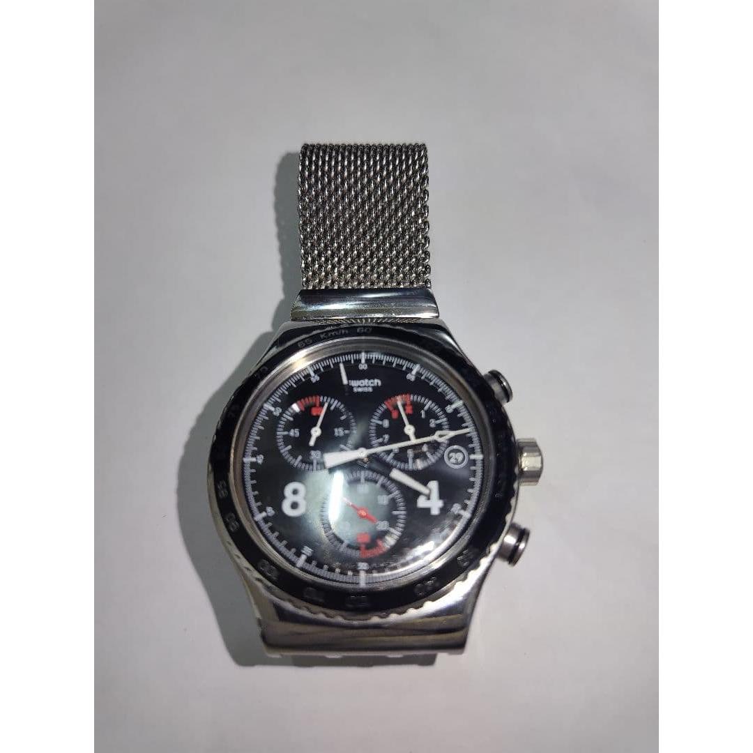 Used Swatch Irony Chrono Blackie