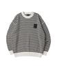 LIFEWORK Two-Tone Crew Neck Knit