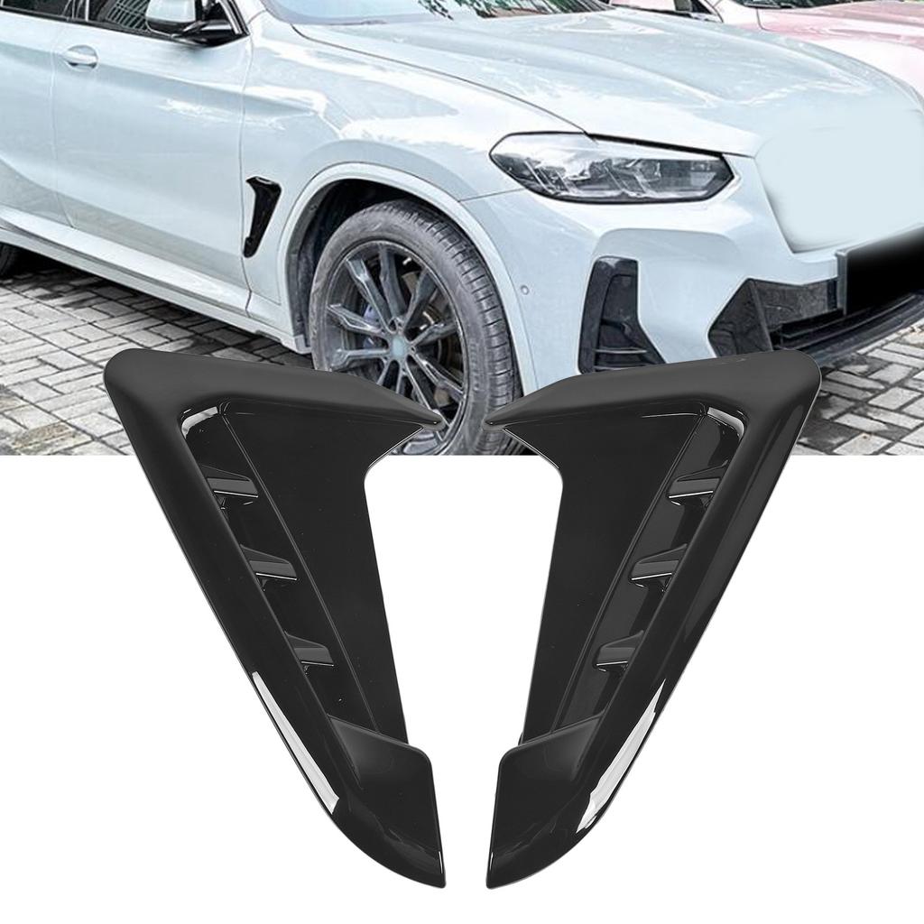 1 P  Side Vent Trim Left Right Car Mudguard Side   Vent Cover Sticker Decor for X3 G01 X4 G02 M Sport