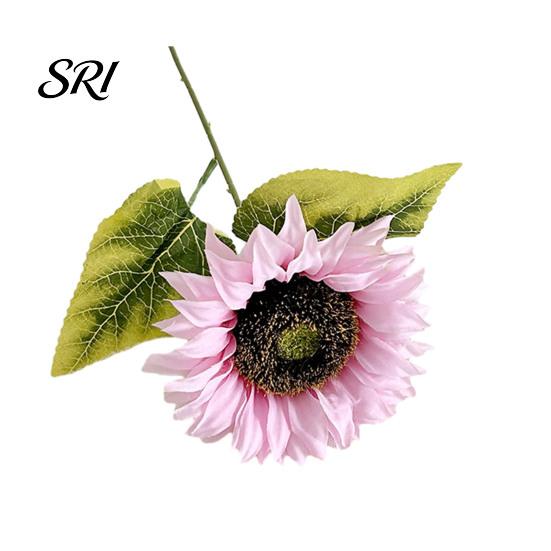 Realistic Sunflower Petals Artificial Flowers Bouquet for Home Decoration UV-Resistant Living Room Flower Decor Fade-Free Adjustable Stem Bedroom
