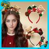 1pc Women'S Christmas Plush Bear Bow Headband, Teddy Bear Plush Hair Accessory for Festive Occasions–Perfect for Women'S Fashion