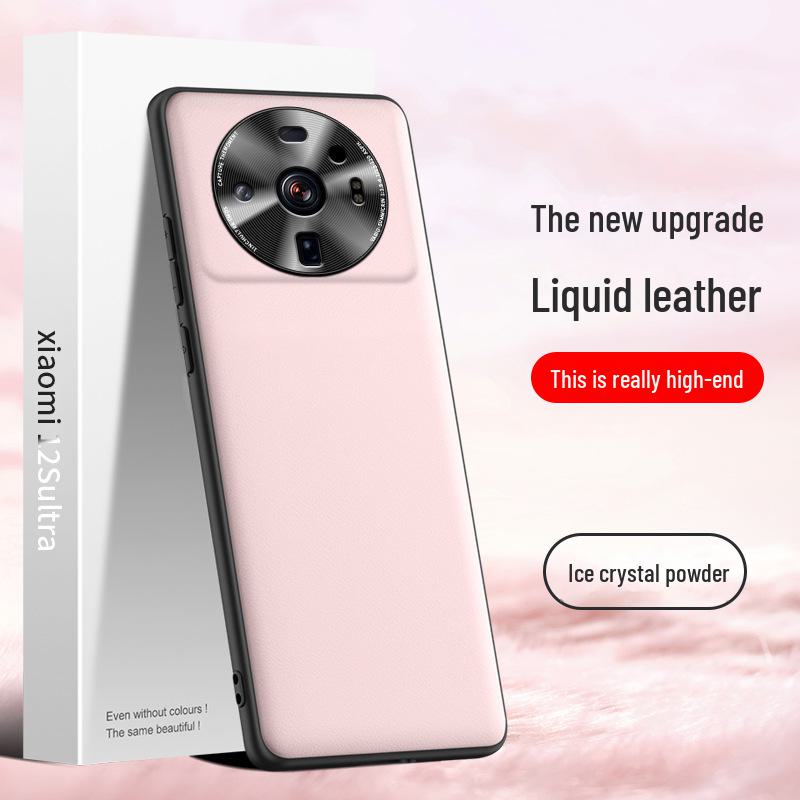 Xiaomi 12S Ultra Liquid Leather Anti-Fall Phone Case - One Piece Available