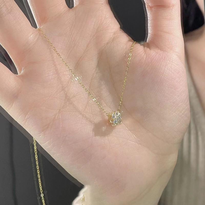 Womens Full Waist Necklace Delicate Versatile Luxury Kale Clavicle Chain