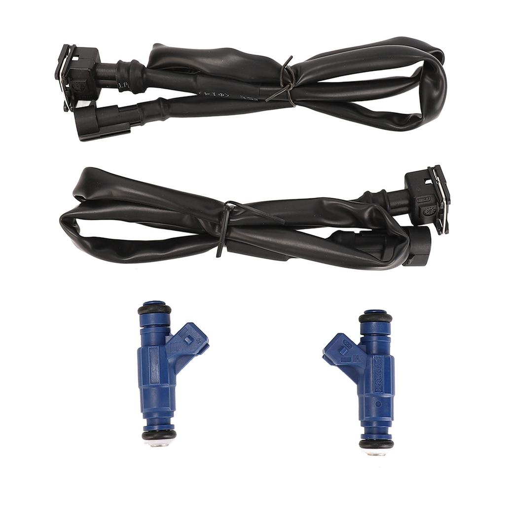 Fuel Injector Set with Pigtail Harness 1202863 Replacement for Polaris Ranger Sportsman RZR