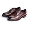 Men's British Style Genuine Leather Python Pattern Wedding Shoes Business Formal Dress Shoes