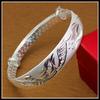 Neuer chinesischer klassischer nationaler Stil, nationale Flügel, Ankunft des Phönix, Schiebe-Silberarmband, vielseitig schieb-ziehbar, exquisit und einfach