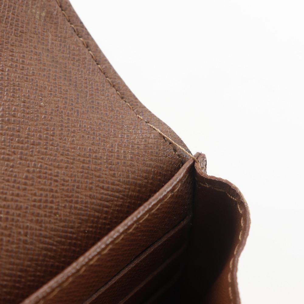 LOUIS VUITTON Portefeiulle Sarah Purse M61734 Brown Monogram canvas unisex Used