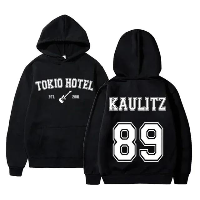 Autumn/Winter Rock Band Tokio Hotel Hoodies Kaulitz Print Men's and Women's Hoodies Hip Hop Sweatshirts Harajuku Warm Hoodies