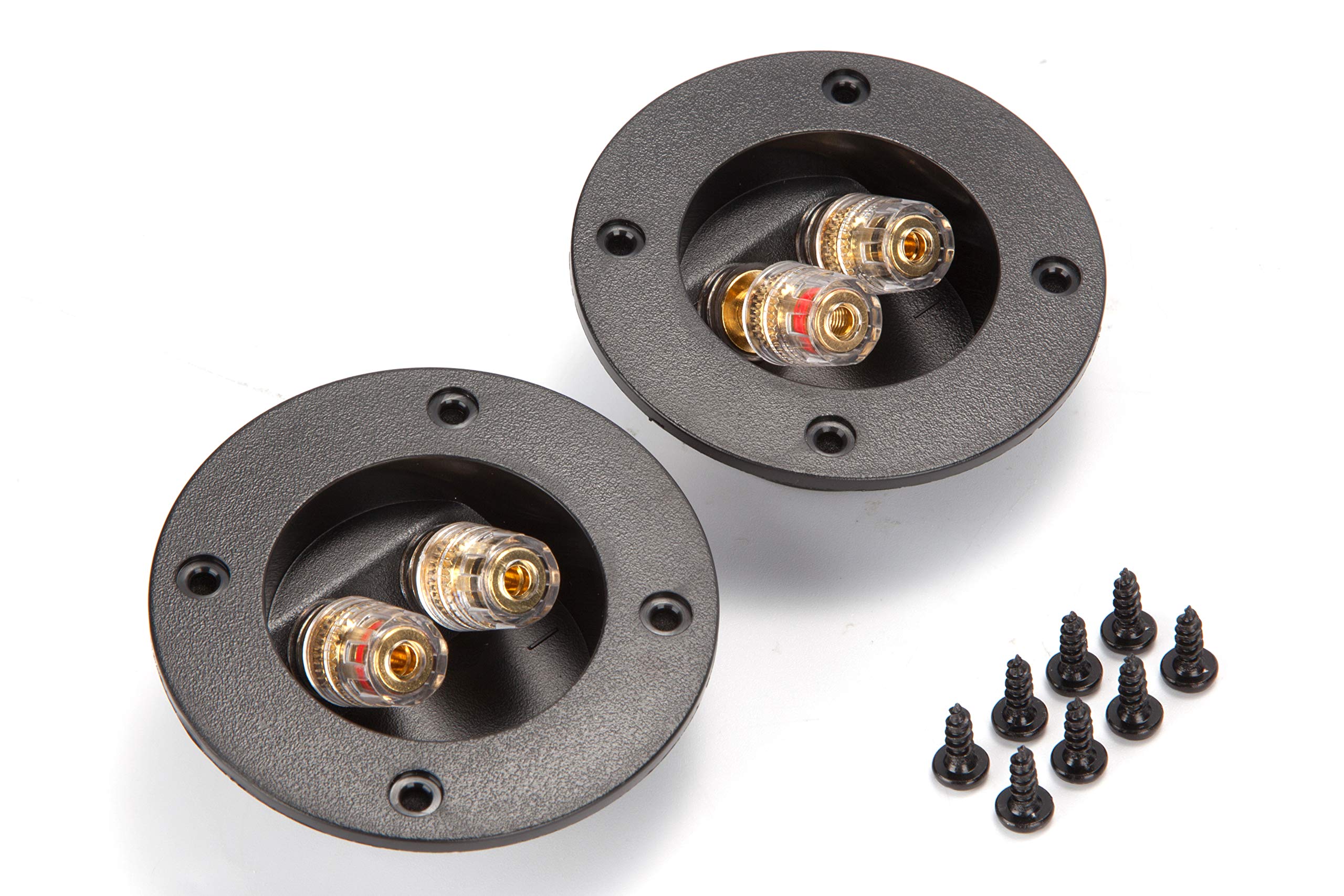 

Box Type Banana Plugs x Recessed Round Speaker Set of [Round 2] Terminals, 2, WV-BT3-2