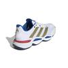 Adidas stabil 16 sneakers mesh upper white/gold metallic/dark blue