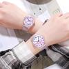 Japanese Cute Minimalist Pink Cartoon Fruit Transparent Watch for Primary and Middle School Students