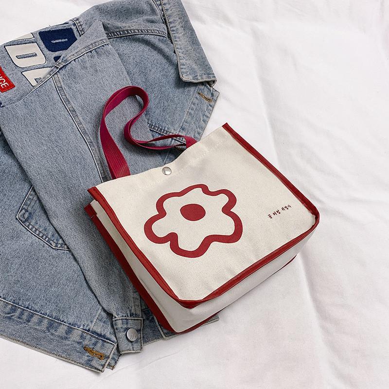 Retro Portable Large Capacity Shopping Tote Bag Stylish Handheld Design For Daily Use