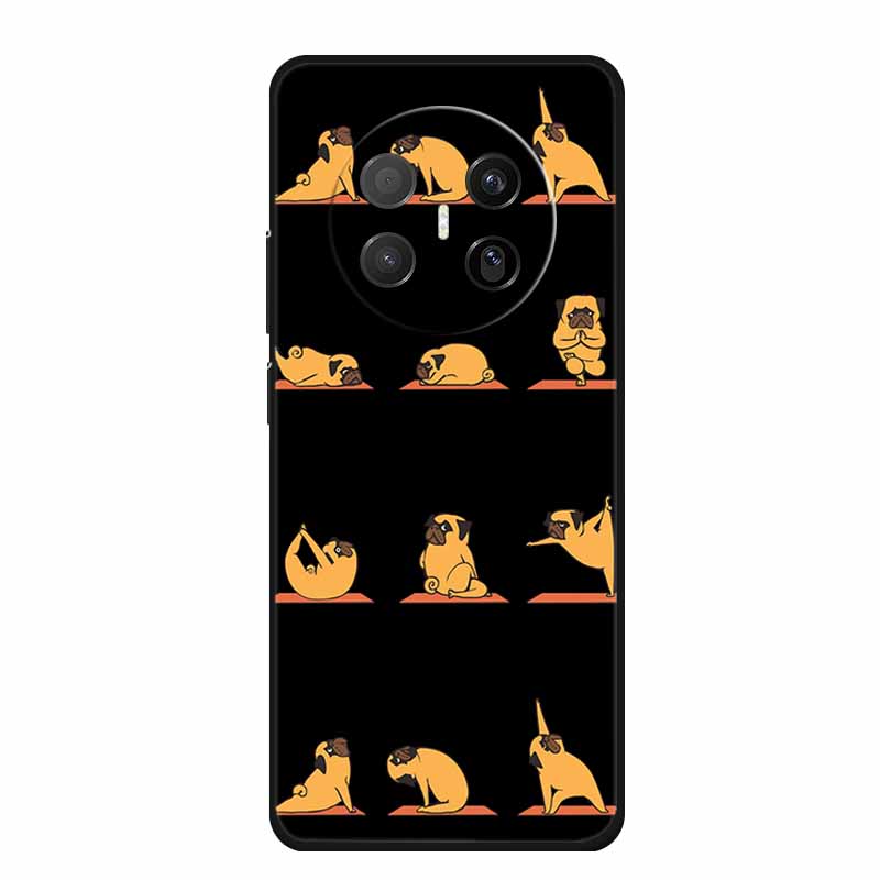 Black Silicone Case For Huawei Mate 70 Air 2025 Case Cartoon Cat Soft Back Cover For Huawei Mate 70 Air Phone Case Funda Coque
