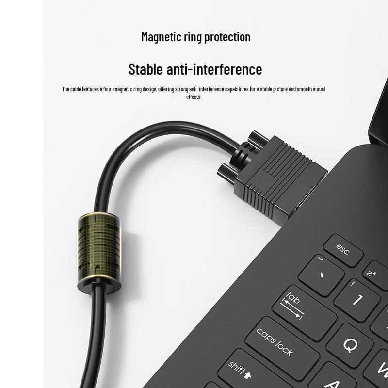 VGA 1-to-2 Male to Dual Male Splitter Cable