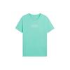 Li Ning T Shirts Unisex Light Jade Green Crew Neck Moderate Straight Fit AHSS165-2