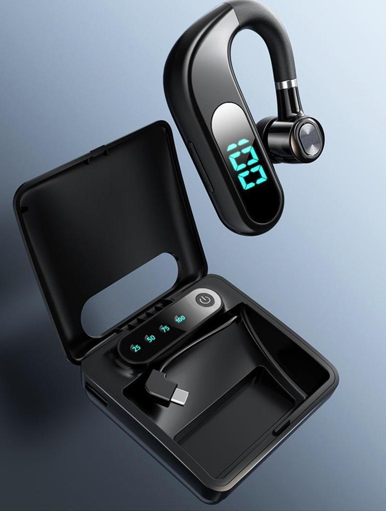 V13 Wireless Bluetooth Earphones with Noise Cancelling and Long Battery Life for Driving and Sports