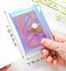 1pcs Girl Laser Card Pack Korean Xiao Qingxin Multi Card Slot Student Bank Card Cover Access Control Bus Meal Card