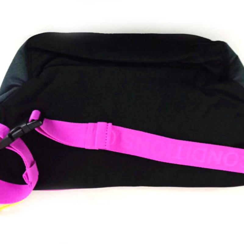 Nike Polyester Crossbody Bag, Fanny Pack Regular Unisex Black Pink Casual BA5836-010