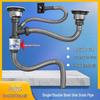 Stainless Steel Anti-Odor Drain Set for Single/Double Bowl Kitchen Sink