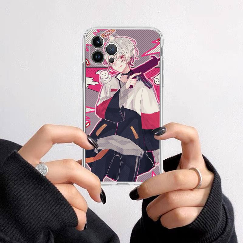 Anime Mafumafu Phone Case For iPhone 13 14 Pro Max XS XR 12 11 Pro 13 Mini 6 7 8 Plus Clear Back Cover Capa