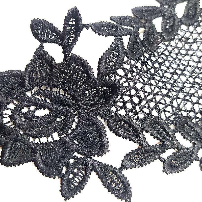 Water-soluble lace flower three-dimensional hollow embroidery collar DIY lace accessories embroidered flowers