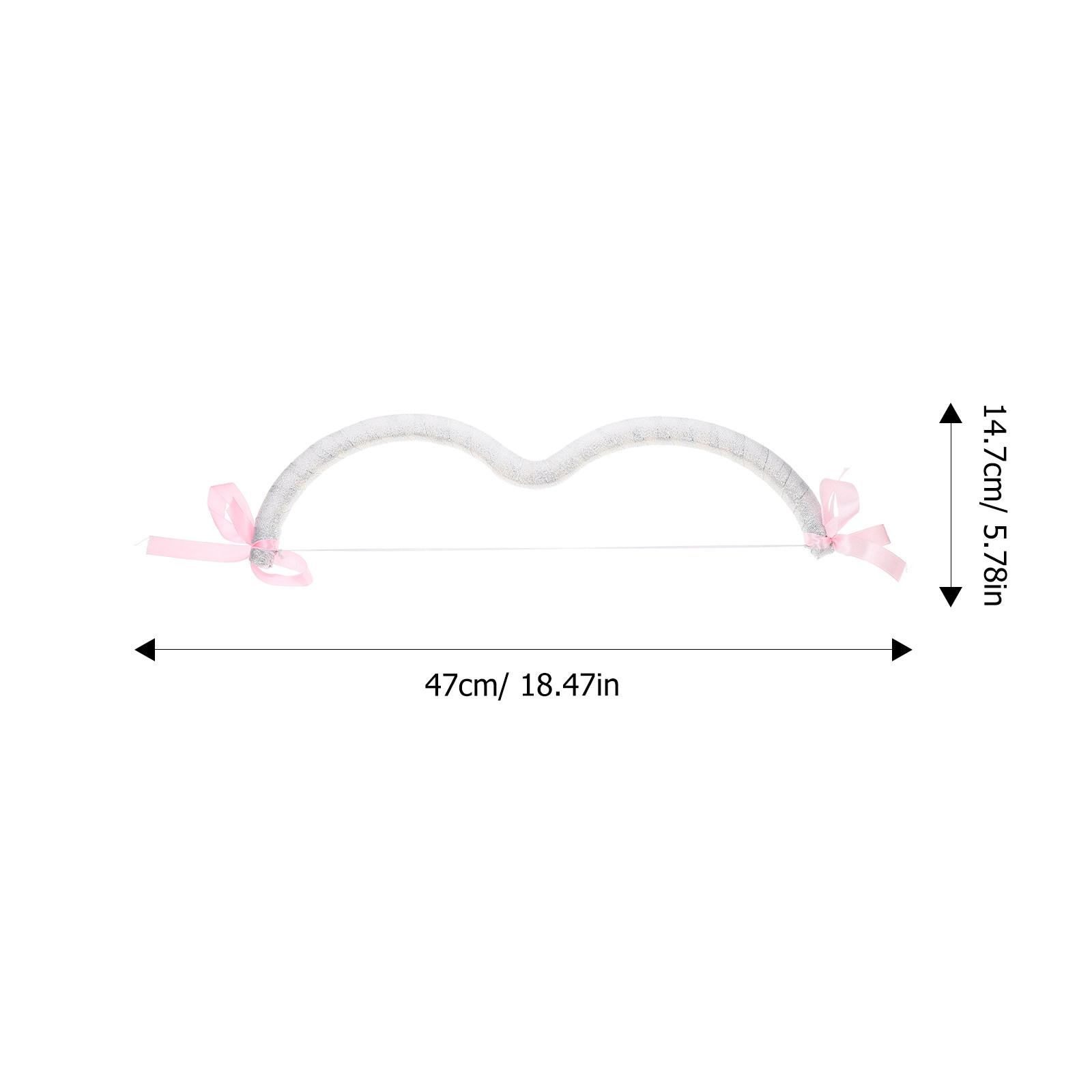 

1Set Cupid Costume Accessories Bow and Arrow Set Simple Light Easy Carry for Valentine Day Cosplay Party Photo Prop Gift