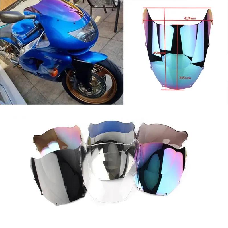 Motorcycle Screen Double Bubble Windshield Deflector Protector WindScreen For Kawasaki Ninja ZX-9R ZX9R ZX 9R ZX900C 1998 1999
