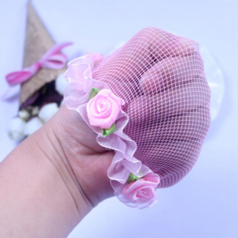 Cute Flower Girl Bun Mesh For Hair For Baby Bun Net Bun Cover Accessories