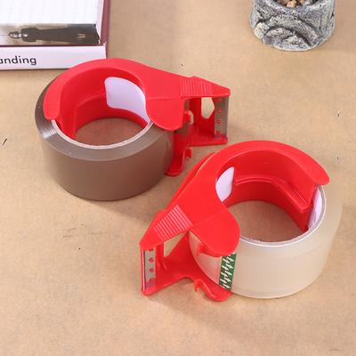 2 Pack Heavy Duty Clear Packing Tape With Dispenser For Shipping Moving And Storage Strong Sealing Tape With High Adhesion