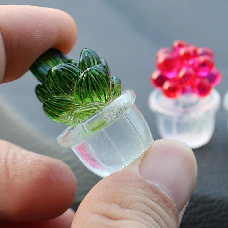 Car Center Console Decoration Ornaments Universal Creative Simulated Cactus Ornament Car Dashboard Decorations
