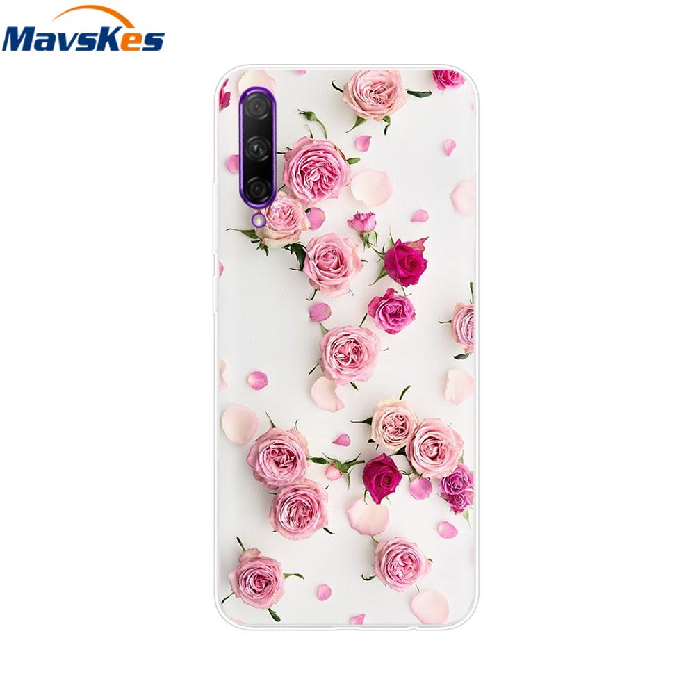 For Huawei P Smart Pro Case Cute Candy Painted Cover Soft Silicone Phone Case For Huawei P Smart Pro 2019 Cover Coque Bumper