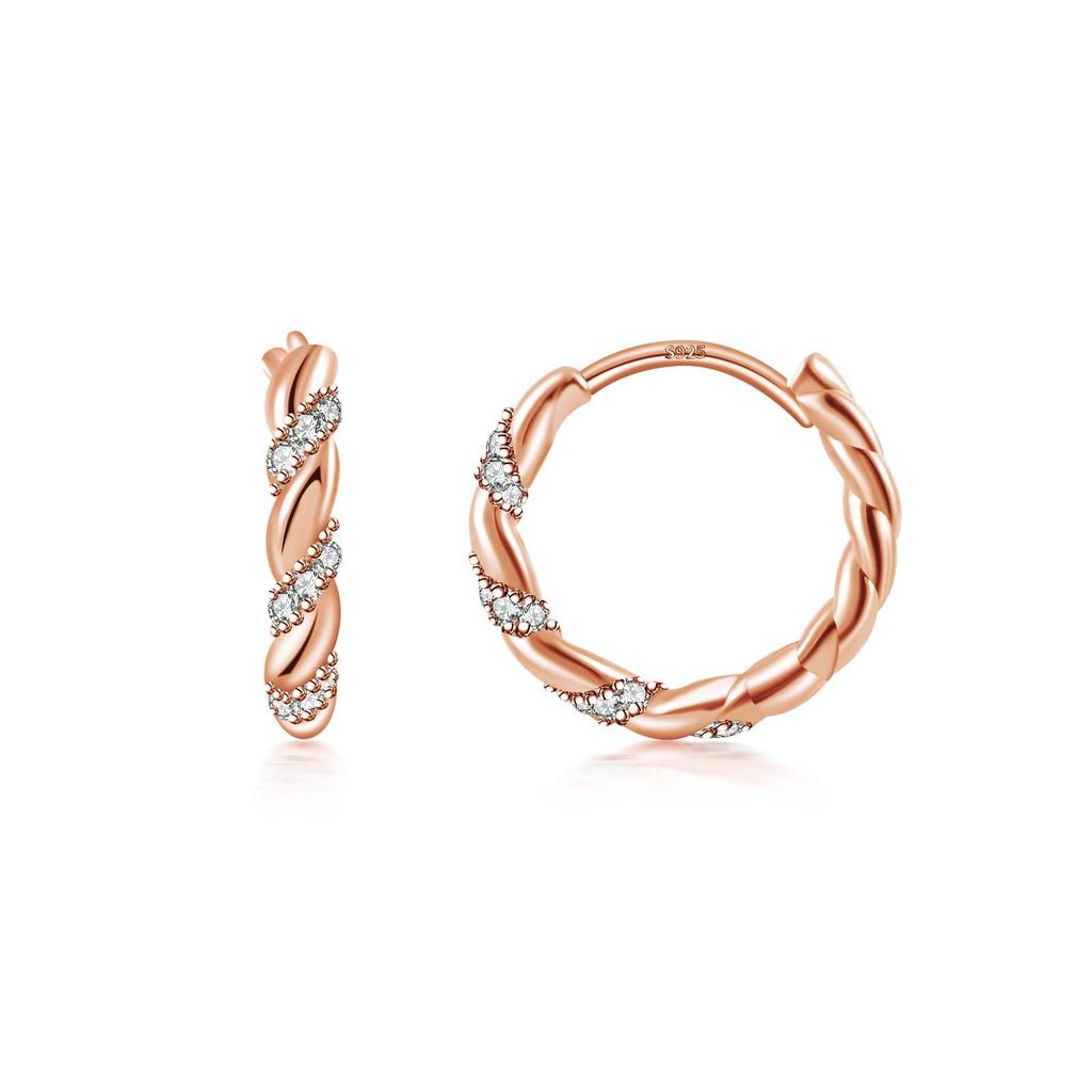 hoop always pink for people in their and perfect as a gift FH.bird earrings, on, 18k, hypoallergenic, "Romantic Relationship", gold, earrings, ring,
