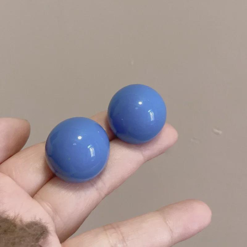 Unique Dopamine Bean Earrings for Women - Chic, Minimalist, High-End Korean Design