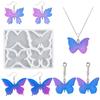Sturdy Silicone Butterfly Pendant Resin Molds Perfect For Crafting Individualized Jewelry Such As Earrings And Necklaces