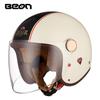 BEON Carbon Fiber Motorcycle Helmet: Unisex Three-Quarter Sun Protective Headgear for Electric Scooters