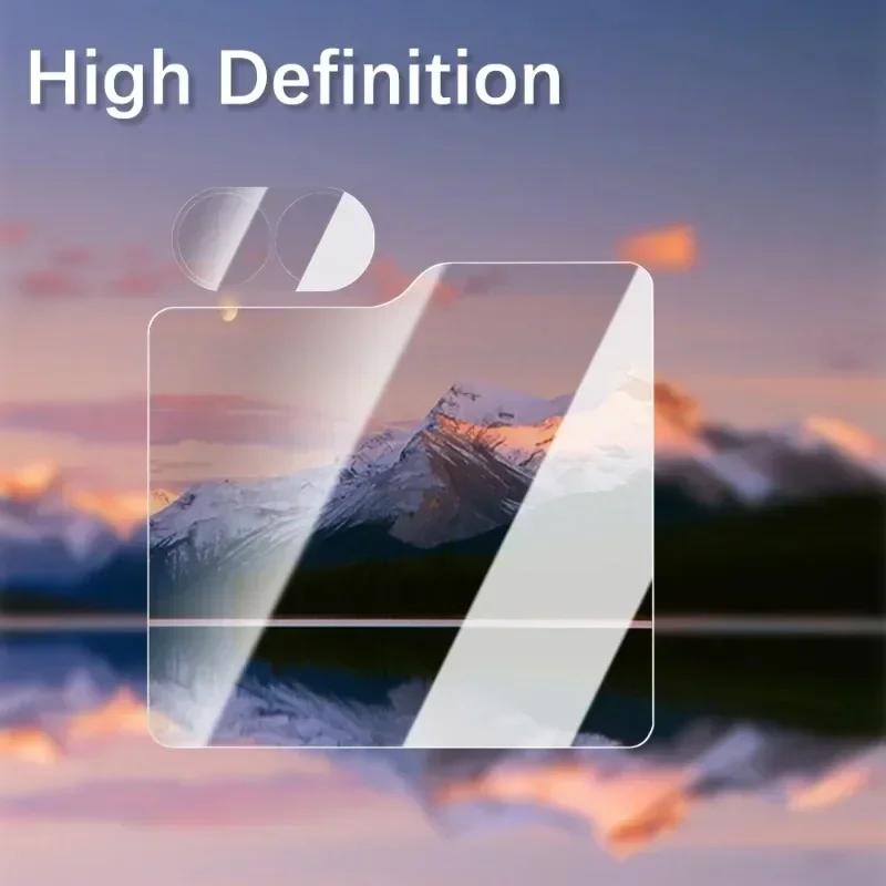 Flip 7 Full Coverage Inner Hydrogel Film for Samsung Galaxy Z Flip 7 Flip 6 5 Tempered Glass Screen Protectors Camera Lens Films