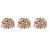 A84E-150Pcs 2 Holes Mixed Butterfly Wooden Button Sewing Scrapbooking DIY Craft