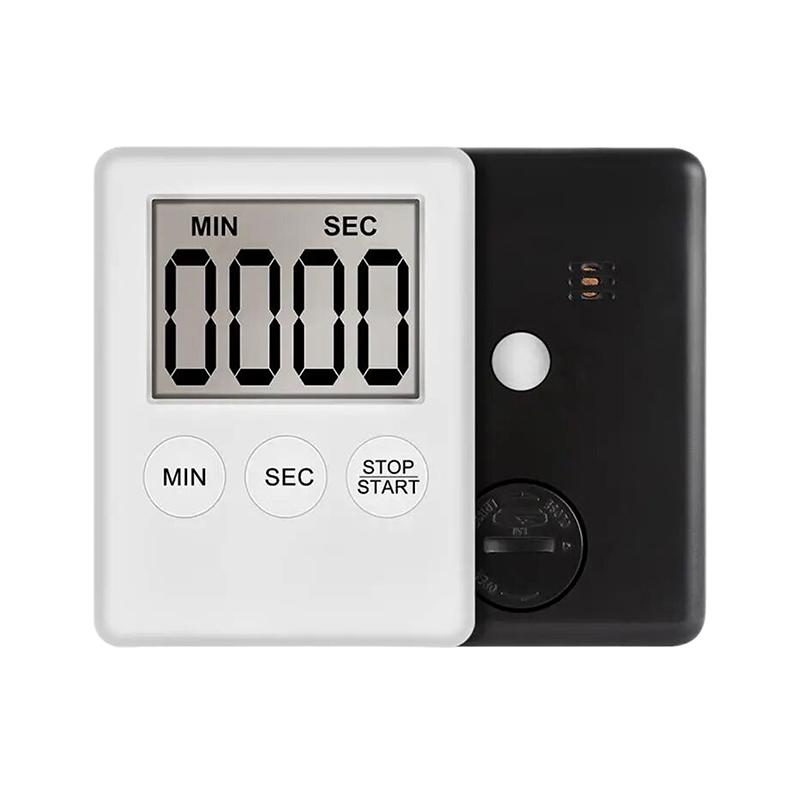 1 stk LCD Digitalt Kjøkkentimer Magnetisk Matlaging Nedtelling Opptellingstimer Klar Høy Alarm Hjemmekjøkken Matlagingstilbehør