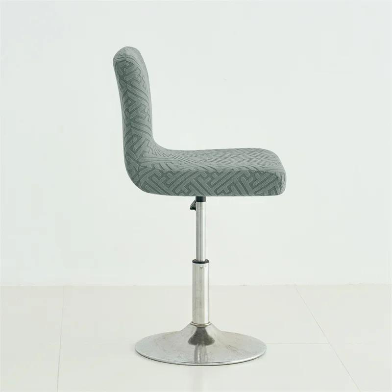 1/2/4/6pcs Jacquard Bar Stool Chair Cover Short Back Chairs Cover Seat Covers Hotel Bar Seat Covers House Armchair Covers Home