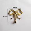 M-Modern-Bow Hook Single Hanger Gold Coat Hooks Bow Shaped Wall Hook Wall Hanging Coat Hook Bathroom Wall Hook Easy To Use ,B