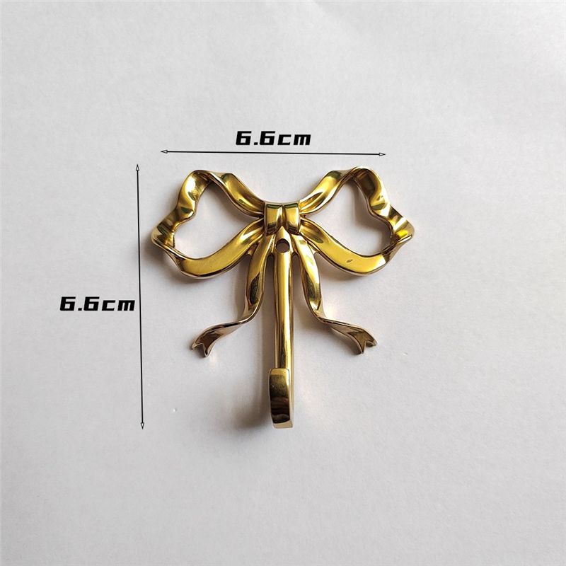 M-Modern-Bow Hook Single Hanger Gold Coat Hooks Bow Shaped Wall Hook Wall Hanging Coat Hook Bathroom Wall Hook Easy To Use ,B