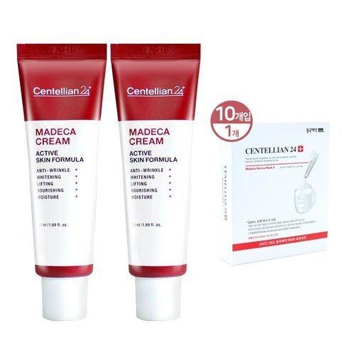 

CENTELLIAN24 Madeca Cream Active Skin Formula 50ml x 2 + Derma Mask 2 x 10 Sheets_632709