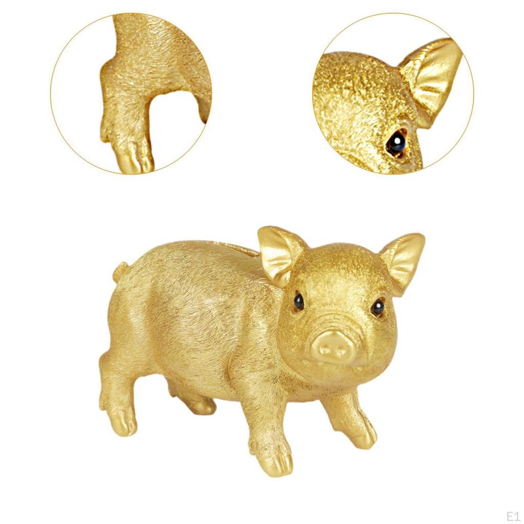 Pig Piggy Bank Cute Container Ornament Collection for Home Decoration Money Saving Pot Living