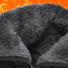 Fashion Faux Fur Thicked Plush Ankle Boots Men 2025 Waterproof Non-Slip Snow Boots Male Flat Heel Keep Warm Winter Cotton Padded Shoes