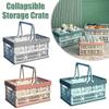 Large Capacity Portable Picnic Basket Thickened Collapsible Storage Crate  Outdoor Picnic