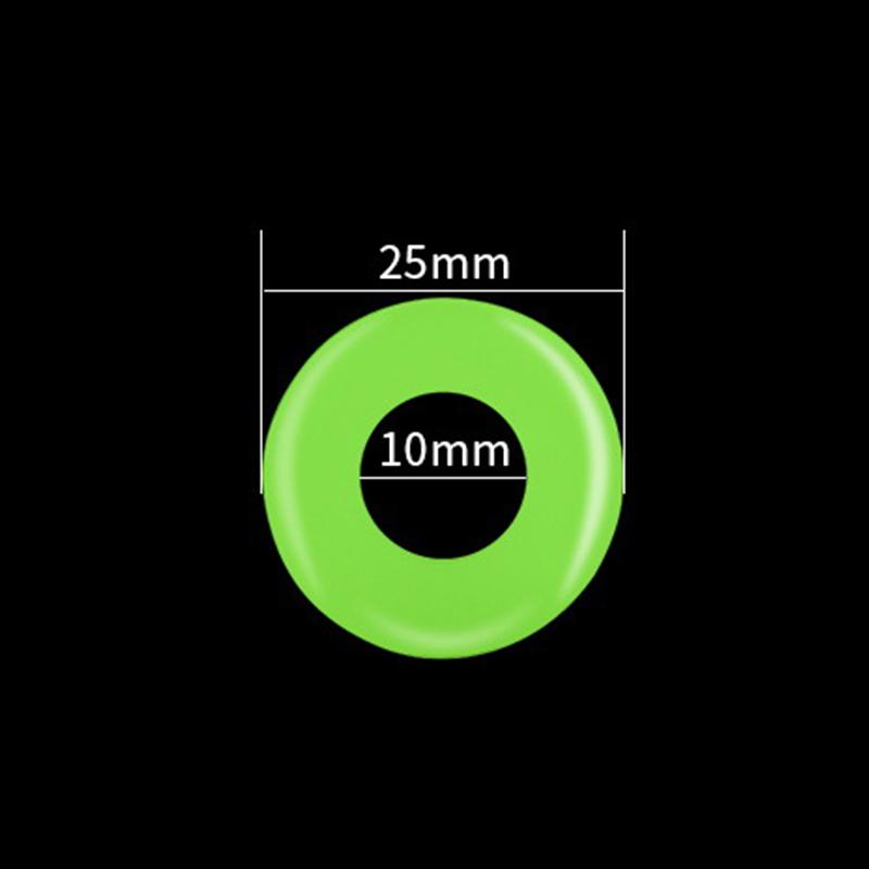 10PCS Retaining Protector Fishing Pole Anti-slip Stopper Fish Rod Stand Stop Silicone Ring Anti-Skid Hand Rod Stopper Clip