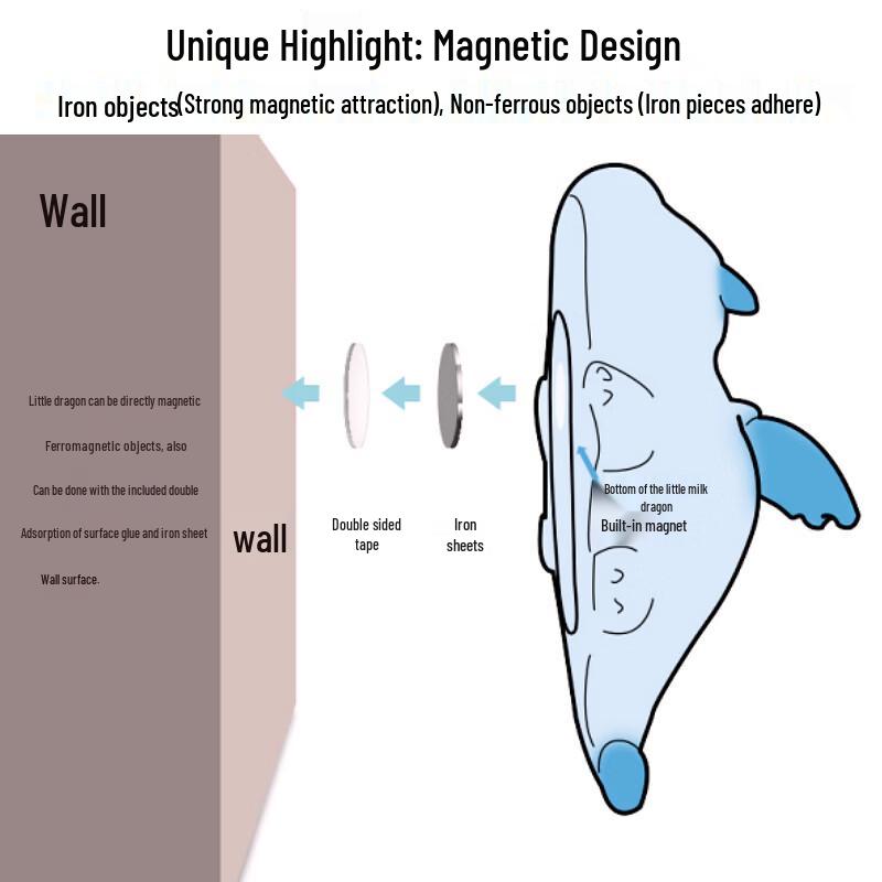 Magnetic Dinosaur Night Light